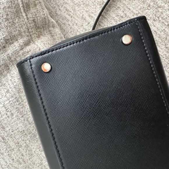 Kate Spade Staci Medium Leather Satchel - Black Women's Bag - Picture 4 of 5